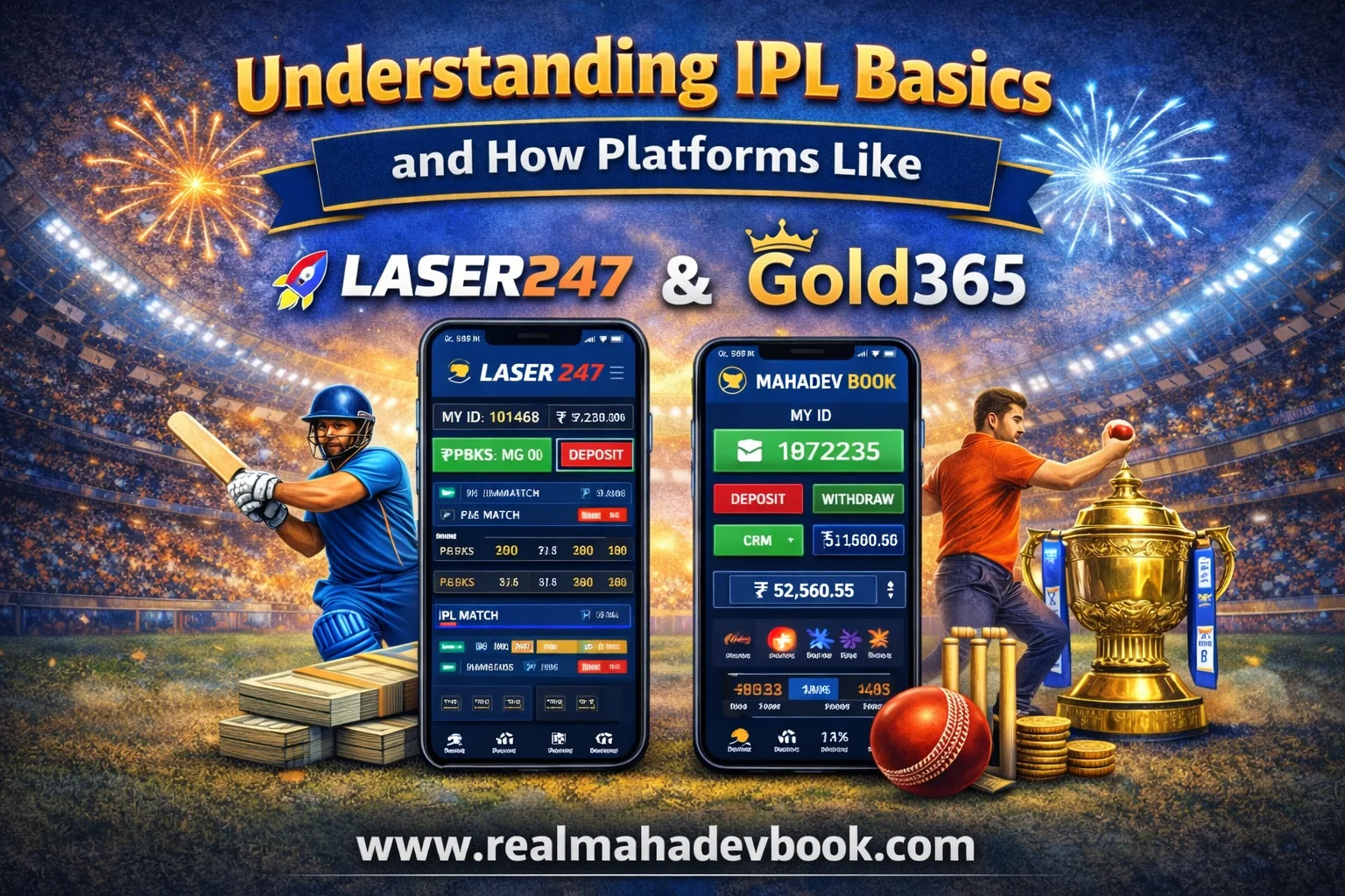 Understanding IPL Basics and How Platforms Like Laser247 and Gold365 Work