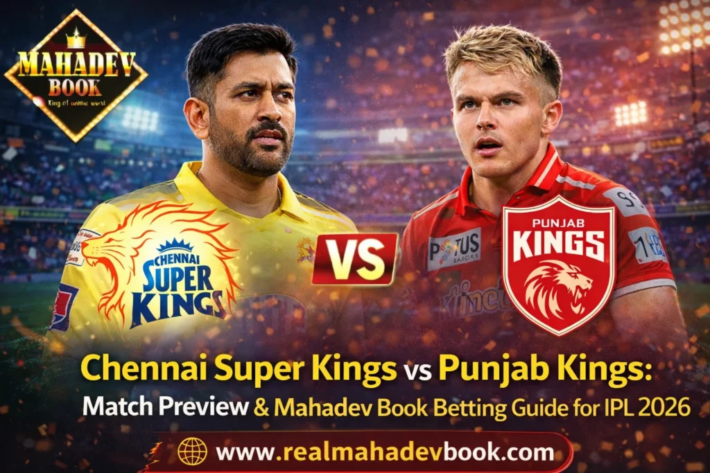 Chennai Super Kings vs Punjab Kings: Match Preview & Mahadev Book Betting Guide for IPL 2026