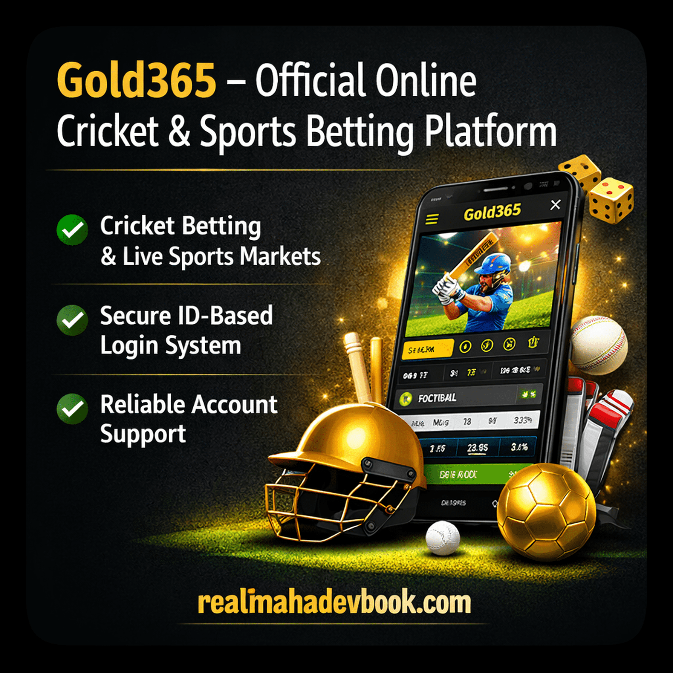 Gold365 Online Cricket & Sports Betting Platform